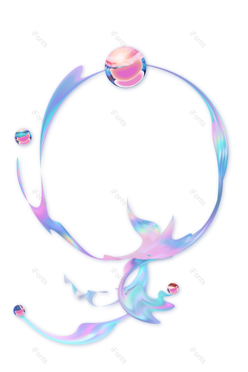 矢量素材图片,透明边框元素,渐变边框PNG,标题框免抠素材